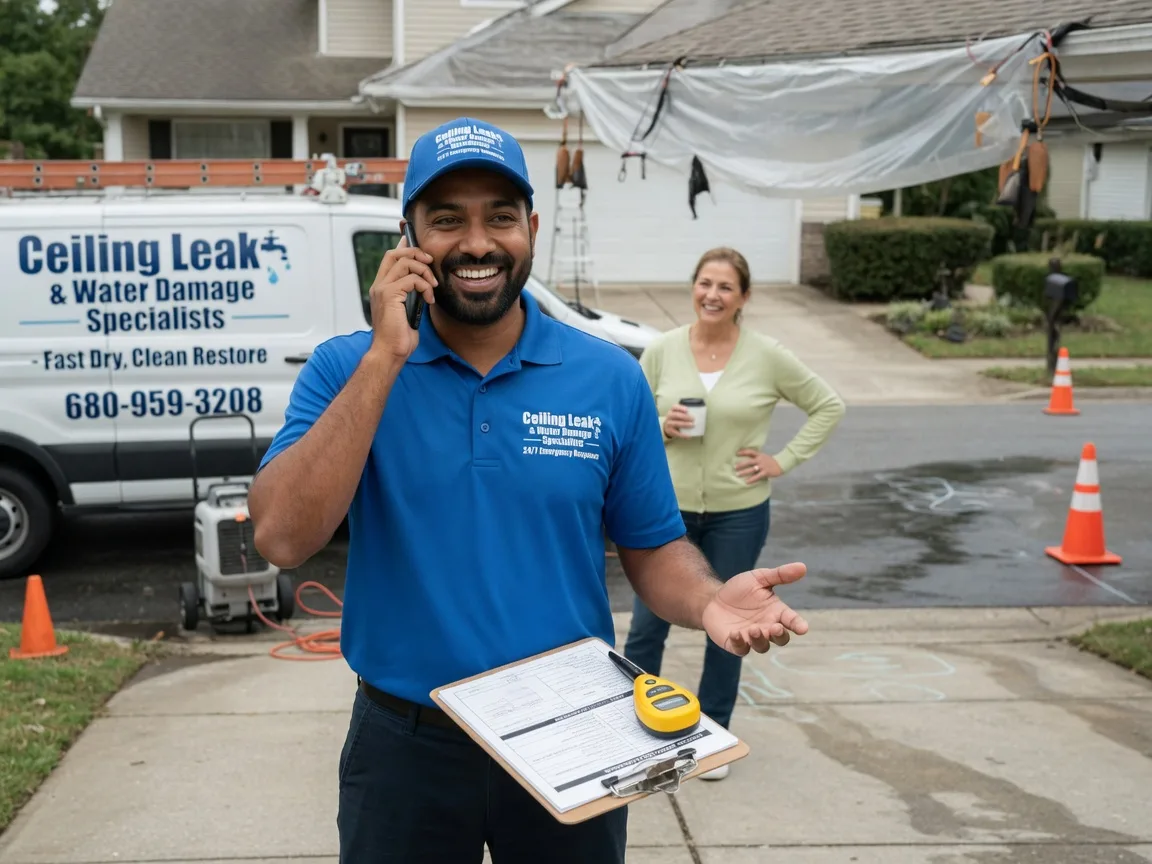 Ceiling Leak Cleanup Maryville, IL FAQs
